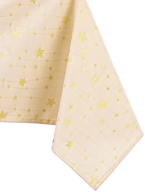 Stalo takelis AmeliaHome Stardust, aukso, 260 x 140 cm