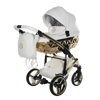 Junama Hand Craft White Gold Vežimėlis 2 in 1