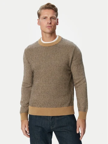 Calvin Klein Megztinis LV04LH310G Ruda Regular Fit