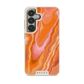 Retro Glow - Samsung Galaxy S25 Case, Elite Light (Magnetic) / Gold