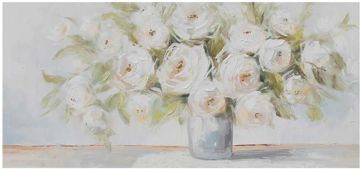 Õlimaal 70x150cm, õied vaasis