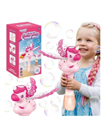 WOOPIE Bubble Machine Unicorn Gun Soap Bubble Machine Wand