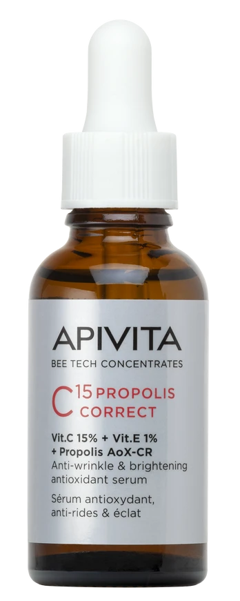 APIVITA, C15 PROPOLIS CORRECT veido serumas, 30ml