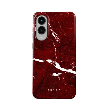 Iconic Red Ruby - Marble Samsung Galaxy S25 Edge Case