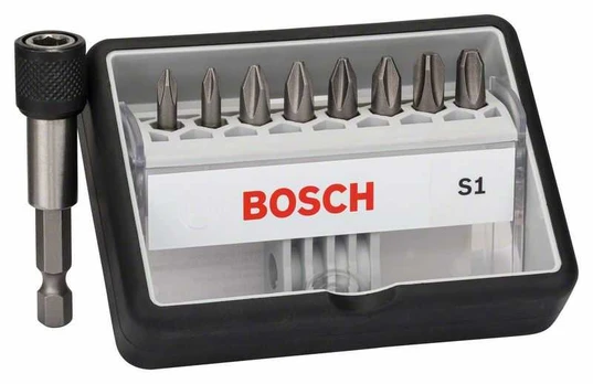 Grąžtas Bosch Sukimo antgalių kompl. Extra Hard; PH; 8 vnt. + laikiklis