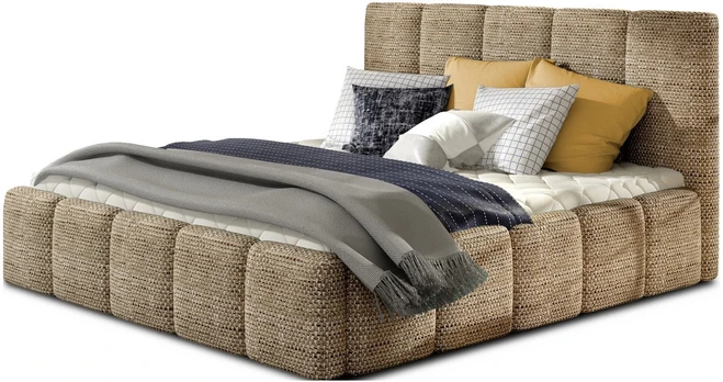Lova Edvige Berlin 03, 180x200, beige spalva
