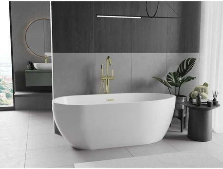 Vonia Mexen Eos, 150 x 75 cm, Baltas + Gold persipylimas