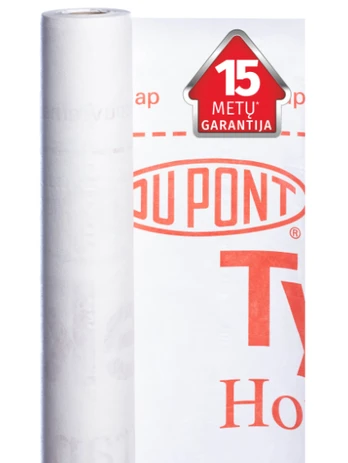Plėvelė vėjo izoliacinė Tyvek® Housewrap 75 kv.m.