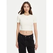 Guess Marškinėliai V5YP08 K8RT2 Balta Slim Fit