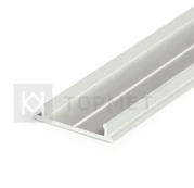 3m LED juostos profilis FIX12, anoduotas aliuminis