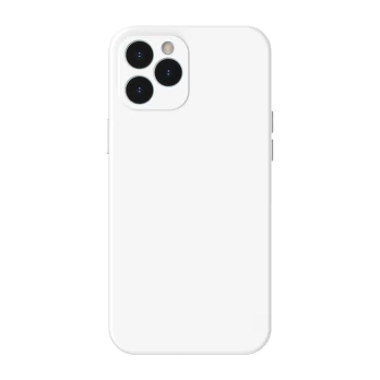 Baseus Liquid Silica Gelinis Dėklas Iphone 12 Pro Baltas (Wiapiph61P-Yt02)