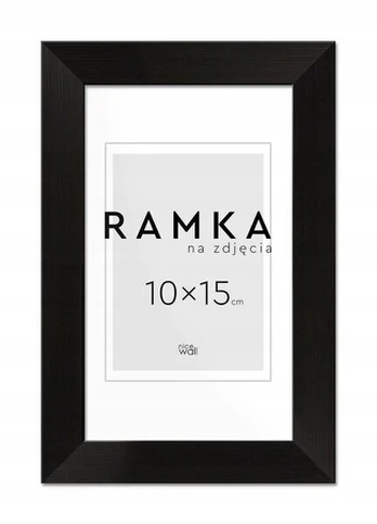 Juodas rėmelis nuotraukai 10x15 cm