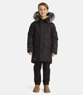Huppa Vaikiškas žieminė parka DAVID, black
