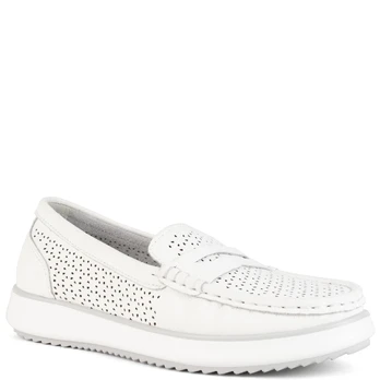 Mokasinai moterims, Balta, Mocassins