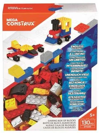 "Mega Construx Daring Box" kaladėlių dėžutė, 130 vnt., DYG85