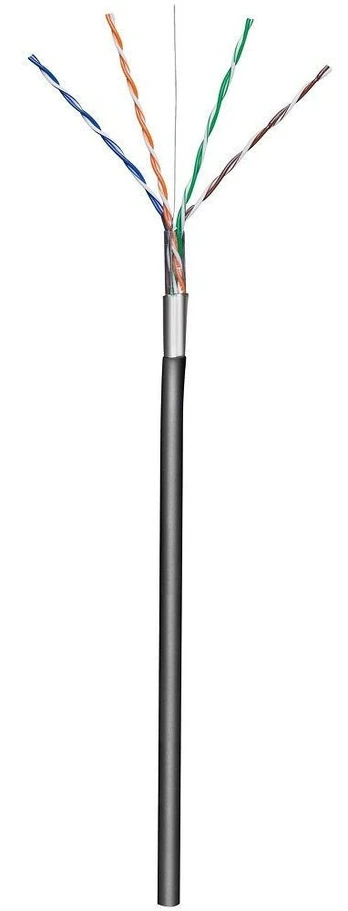 Laidas Techly Cat. 5e F/UTP -, -, 305 m, juoda