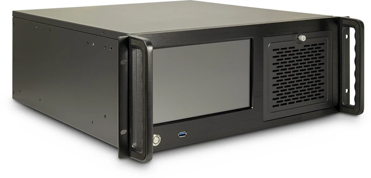 Inter-Tech 48.3cm IPC 4U-4460TFT 4HE SERVER Touchpanel 8,9"