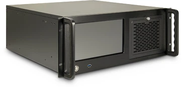 Inter-Tech 48.3cm IPC 4U-4460TFT 4HE SERVER Touchpanel 8,9" kaina