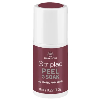 Alessandro STRIPLAC PEEL OR SOAK nagų lakas CLASSIC ROSY WIND 8 ml