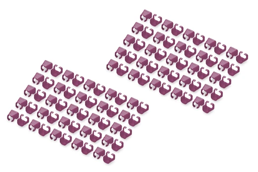 DIGITUS Farbclips für Patchkabel - Magenta