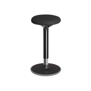 Songmics Darbinė taburetė 50-65 cm juoda