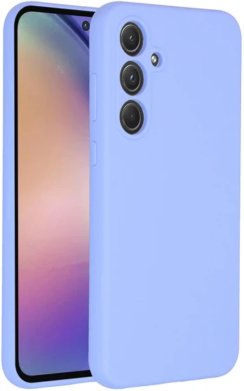 Accezz skysto silikono dėklas, skirtas Samsung Galaxy A55 – violetinis