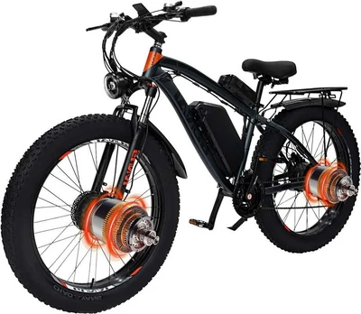 Elektrinis dviratis Gunai GN88, 26", 2000W, 22Ah, juodas