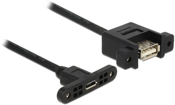 USB Kabelis Delock 85109 Micro-B 0,25m B