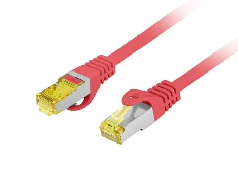 PATCHCORD KAT.6A S/FTP LSZH CU 2M RAUDONA FLUKE PASSED LANBERG