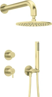 Concealed shower set with overhead shower kaina