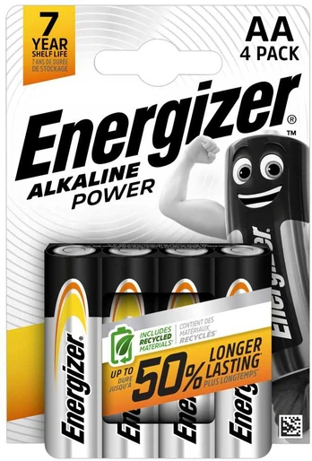 Energizer Batteries AA 24 x Pack of 4