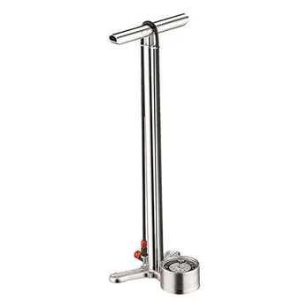 Lezyne CNC Floor Drive 3.5 pastatoma pompa / Gloss Silver