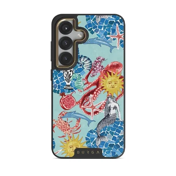 Aegean Affair - Samsung Galaxy S25 Plus Case, Elite Dark (Magnetic) / Gold