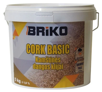 Klijai kamštinės dangos Briko Cork Basic, 5 kg