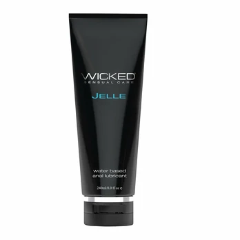 Wicked Jelle Water-Based Anal Lubricant 240ml - Extra Thick Formula