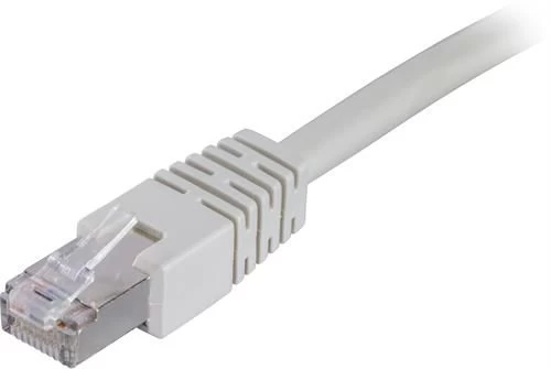 DELTACO F / UTP Cat6 patch laidas, 15m, 250MHz, LSZH, pilkas STP-615