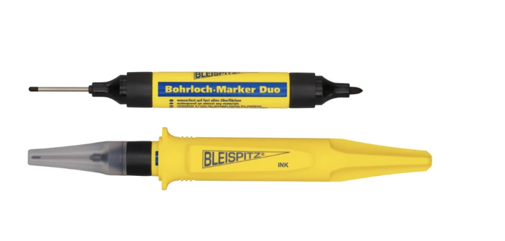 Markeris Bleispitz DUO Juodas + laikiklis