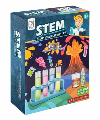 Cheminių eksperimentų rinkinys STEM Surprising Chemistry 14 in 1
