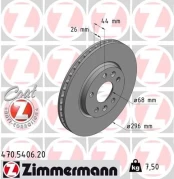 Stabdžių diskas ZIMMERMANN 470.5406.20 kaina