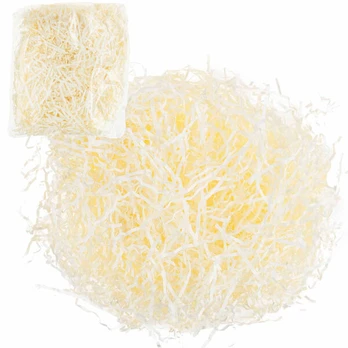 Drožlės dovanų pakavimui, kreminė, 50 g