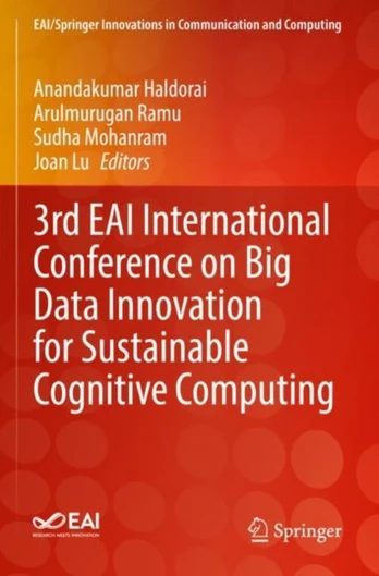 3rd EAI International Conference on Big Data Innovation for Sustainable Cognitive Computing - Minkštas viršelis