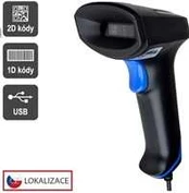 Virtuos CCD 2D čtečka Virtuos HT-851A, USB, bez stojánku, juoda