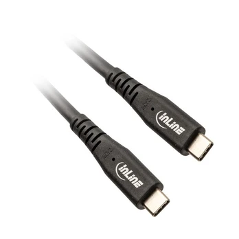 Kabelis USB InLine USB4 Kabelis USB Typ-C Stecker/Stecker, PD 240W, 8K60Hz - 1m