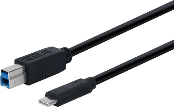 Fuj:tech USB-C 3.0 - USB-B kaapeli, 1m