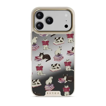 Curious Cat - iPhone 17 Pro Max Case, Elite Mirror Light (MagSafe) / Gold