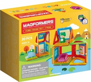 Magformers Cube House magnetiniai blokeliai - Varlė