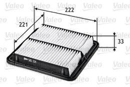 Oro filtras VALEO 585334 kaina