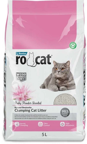 RO CAT kačių kraikas BABY POWDER 5L
