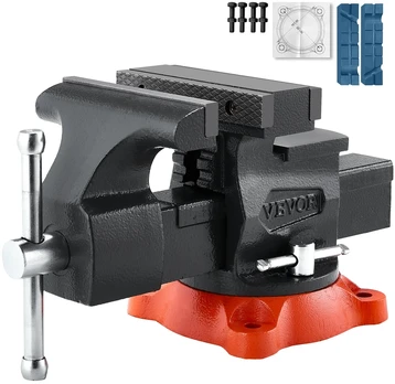 Universalus spaustuvas maks. atvėrimas 140mm 360° besisukantis pagrindas