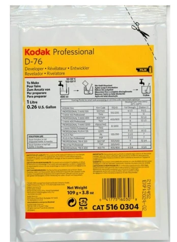 Kodak film developer D-76 1L (powder) | 5160304